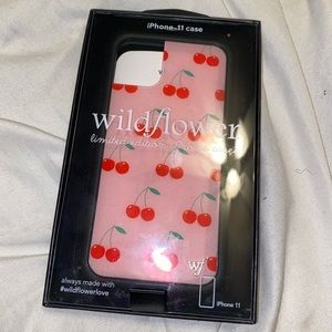 wildflower iphone 11 pink cherries case